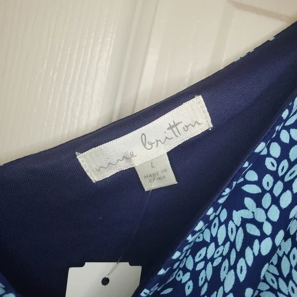 Nine Britton Daria Cropped Cami Sz L - Picture 7 of 7